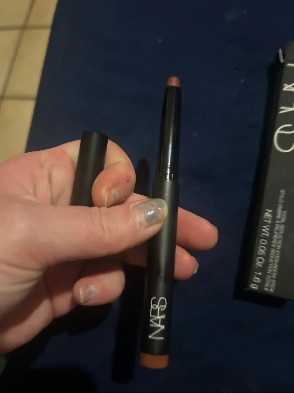NARS eyeshadow in Black Packaging box. Total seduction eyeshadow stick. BNIB